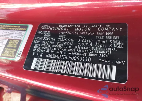 2023 Genesis Gv70 2.5T Awd from USA, damaged, VIN KMUMADTB6PU089110